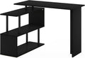 L-Shape Computer Desk with 3-Tier Shelves Z5634