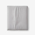 Gray Smoke 300-Thread Count Cotton Percale California King Fitted Sheet I3449