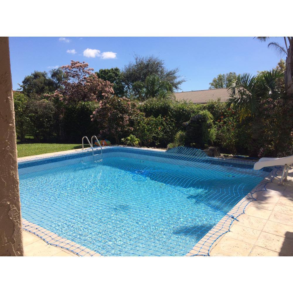 Pool Safety Net, 18 x 36 ft., Blue X360942