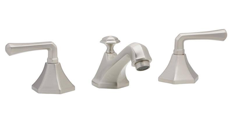 Old English Brass Widespread Bathroom Sink Faucet H999492
