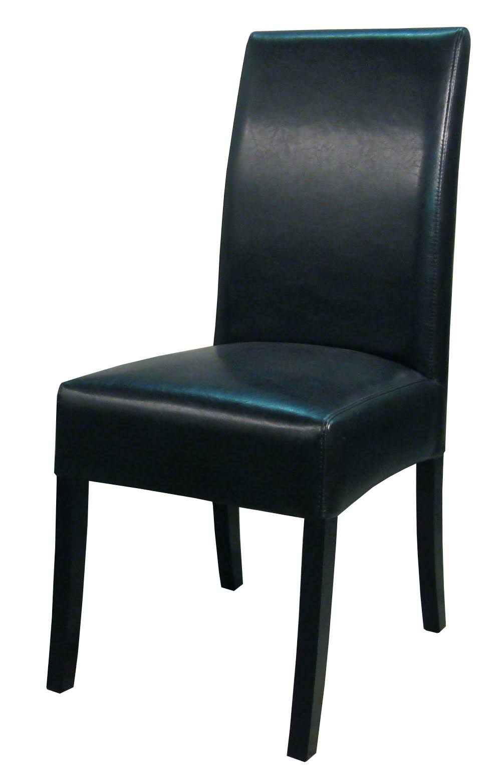 Bonded Leather Chair, Black B27611