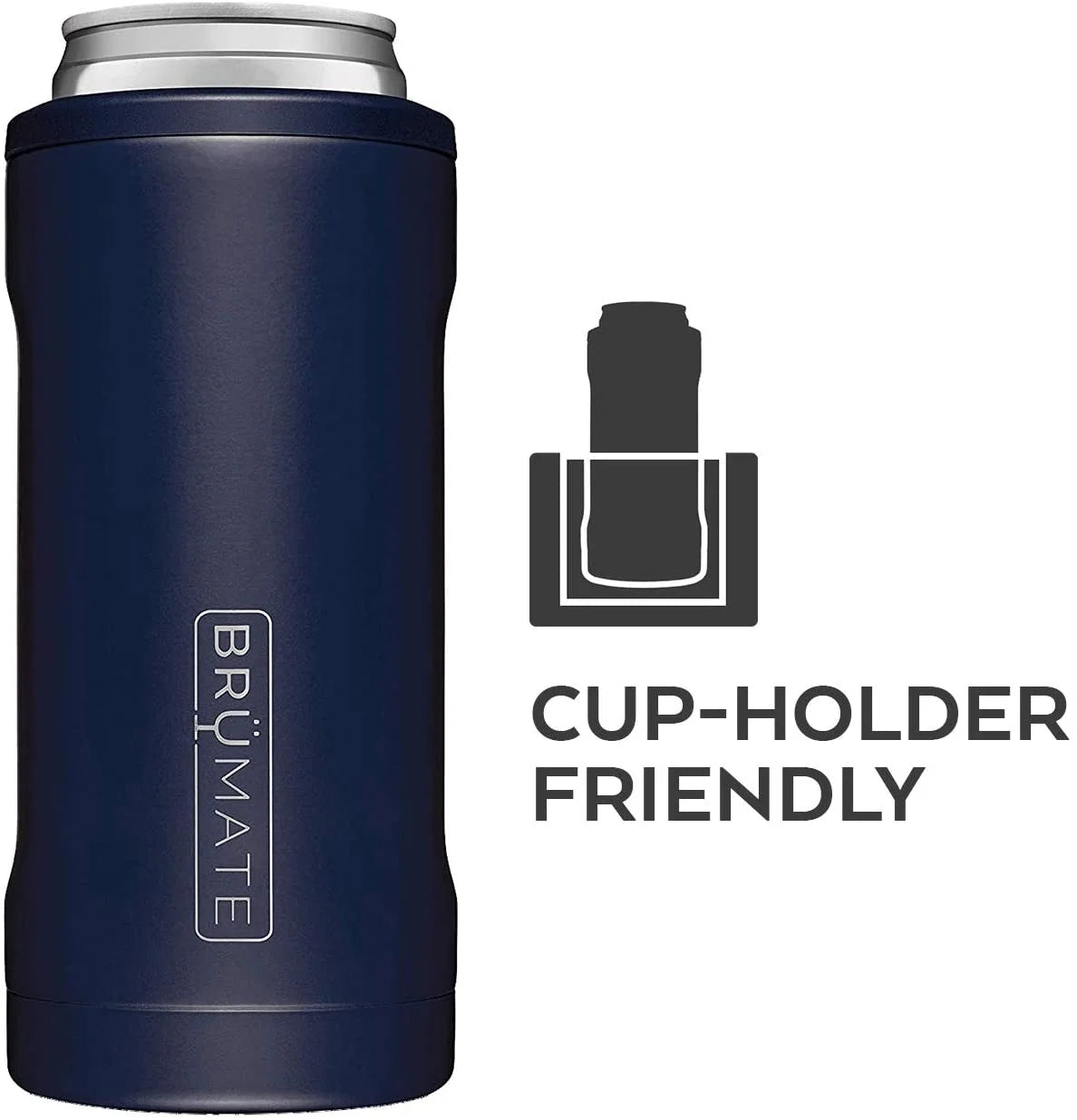 Slim 12 oz Matte Black BPA Free Vacuum Insulated Tumbler G970