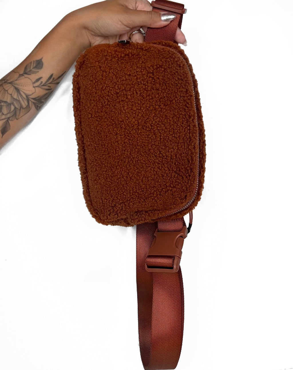 Sherpa Iris Long Strap Crossbody Bag (0140F#) - By Iris & Rainbow