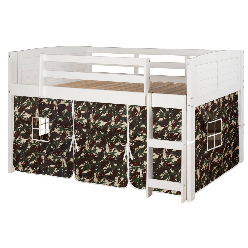 White Twin Louver Low Loft Tent L685