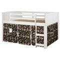 White Twin Louver Low Loft Tent L685