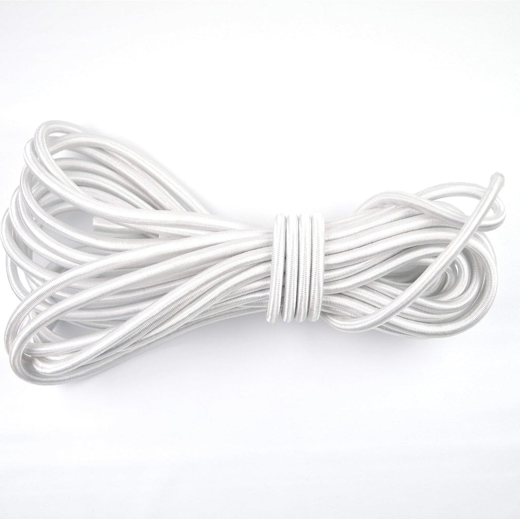 300ft 3/8 Inch White Bungee Shock Cord S599588