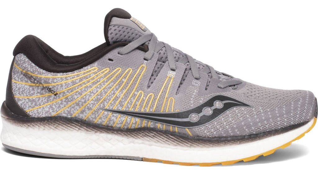 Grey/Yellow Liberty ISO 2 Running Shoes B386090