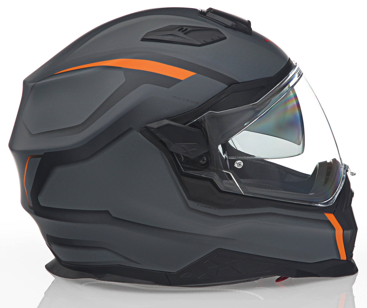 Orange Motrox Helmet, Large S3166