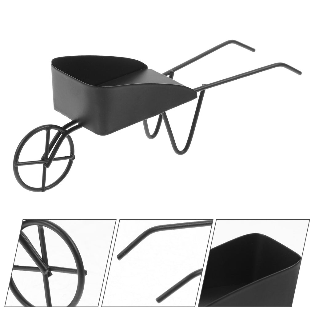Mini Vintage Metal Wheelbarrow Prop T964