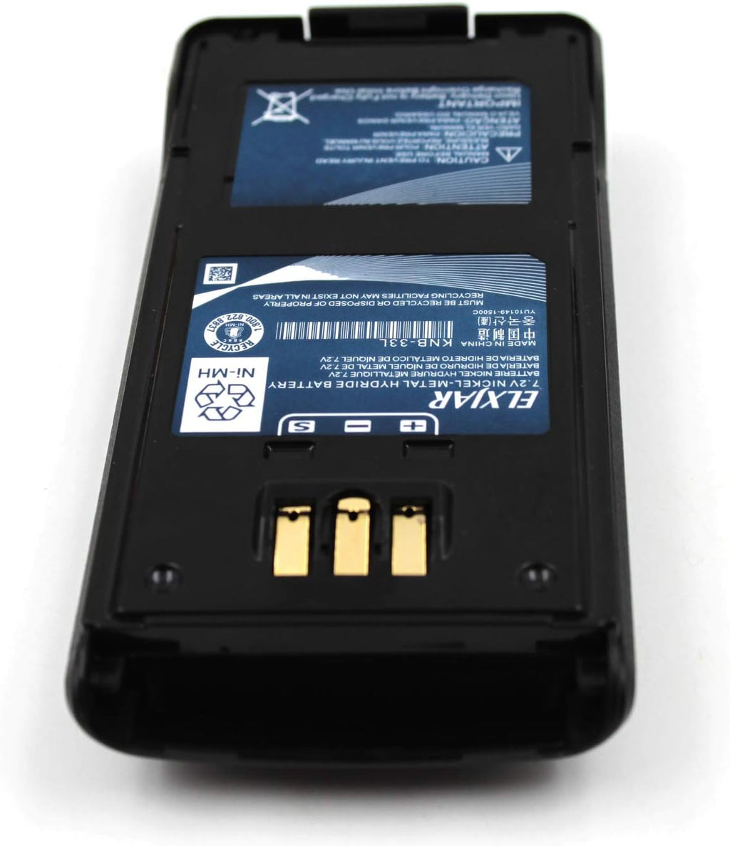 (2-Pack) 7.2V Ni-MH Replacement Battery for Kenwood Radio B73465