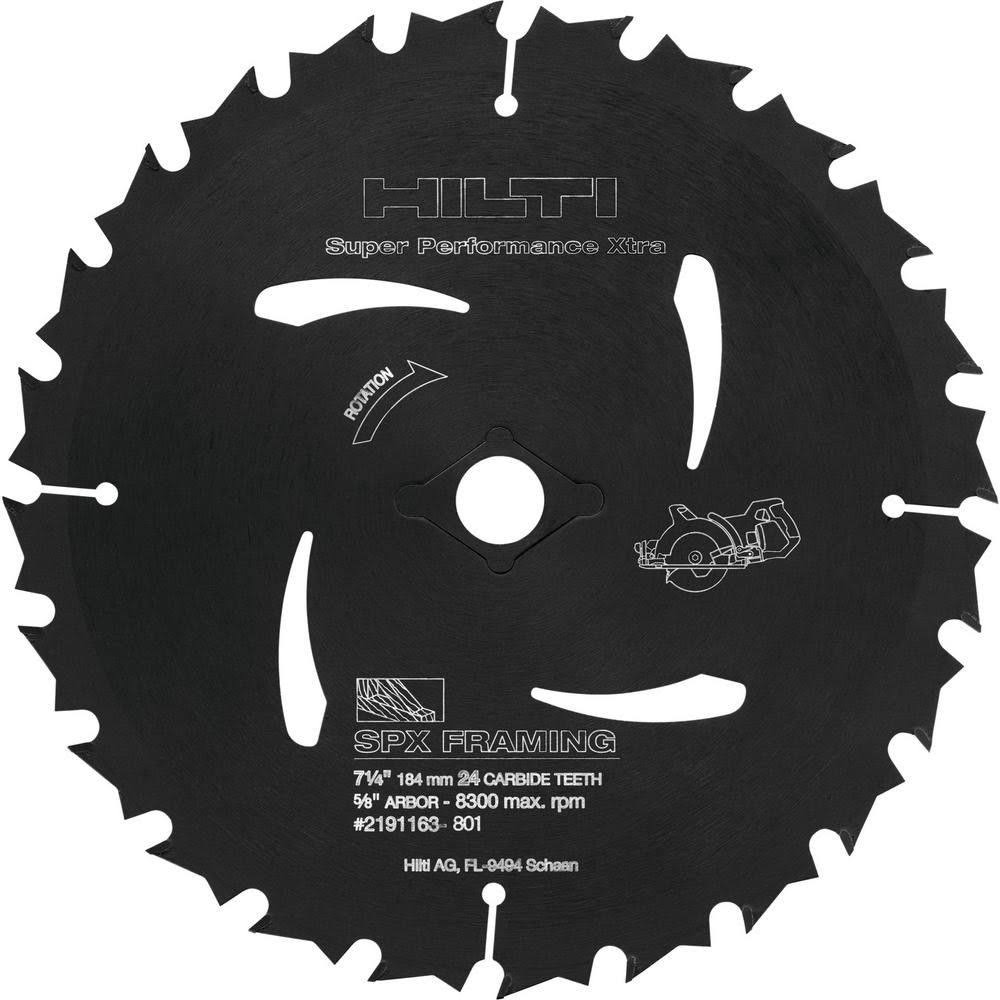 7-1/4 in. 24-Teeth per in. Carbide Tipped Framing Circular Saw Blade (15-Pieces) P8004