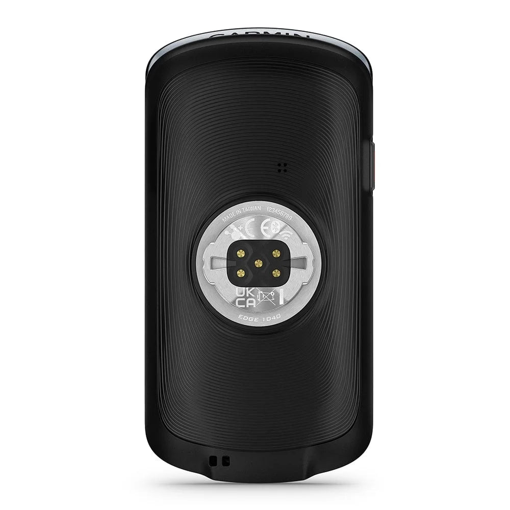 Garmin Edge 1040 Solar GPS Bike Computer with Speed Sensor 2, Cadence Sensor 2, HRM-Dual, White Silicone Case, & Mounts R180177