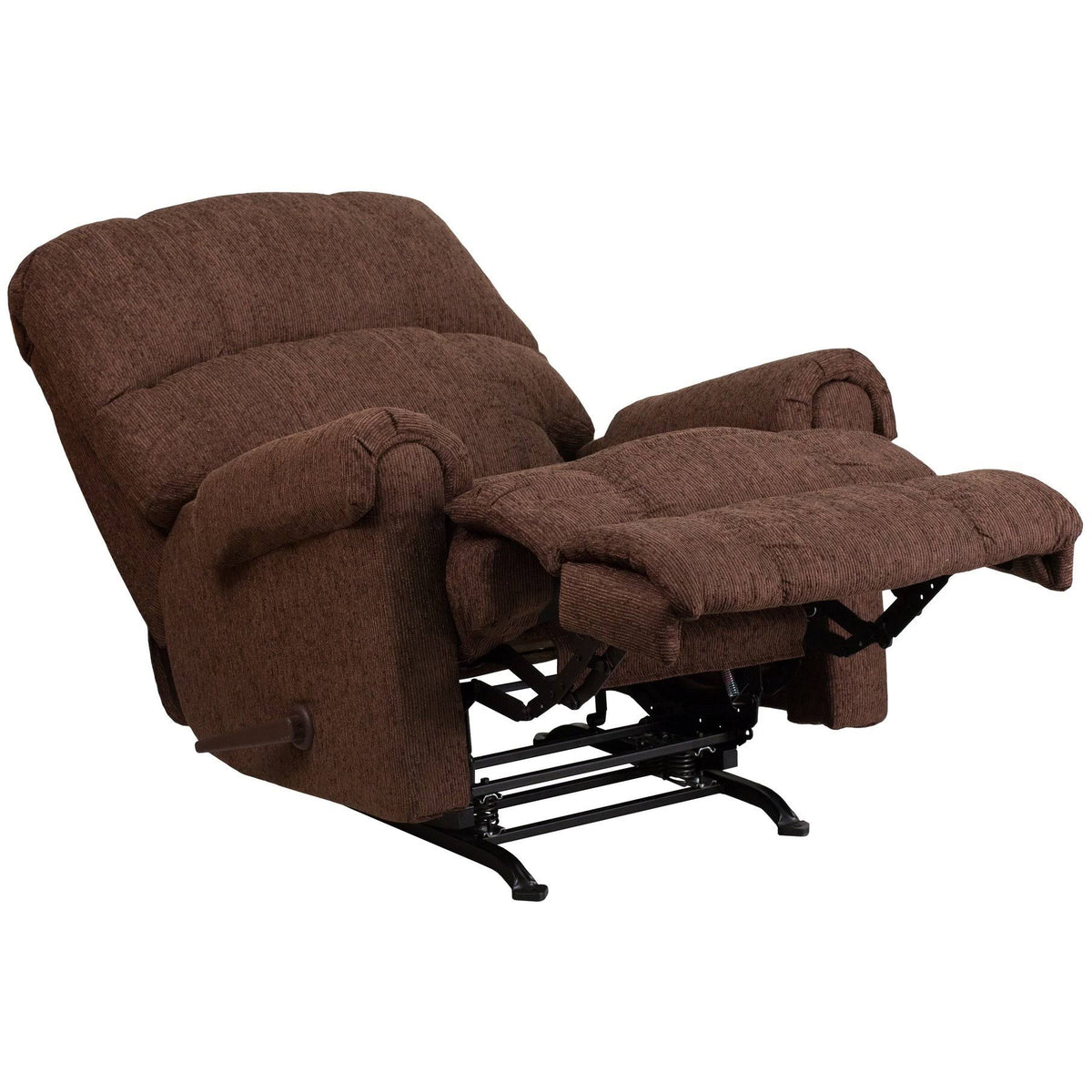 Chocolate Chenille Rocker Recliner E9225