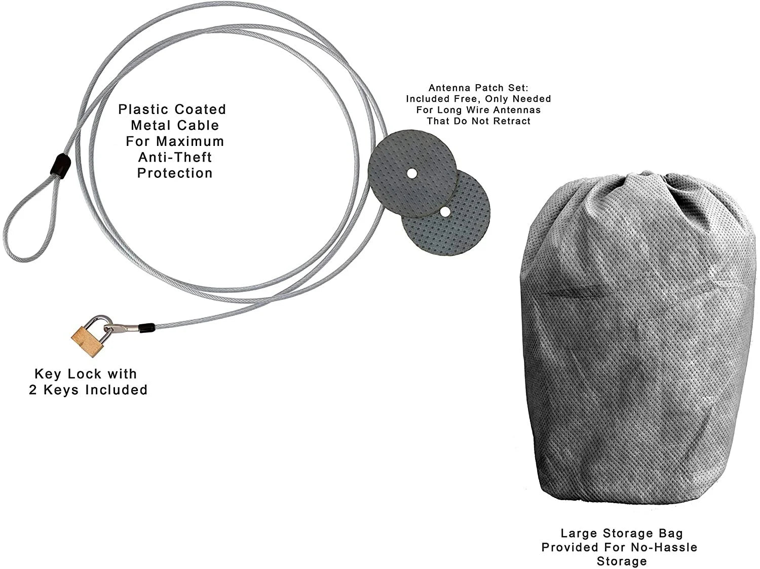 SUV Cover with Fleece Lining, Anti-Theft Cable Lock, Storage Bag & Wind Straps X289