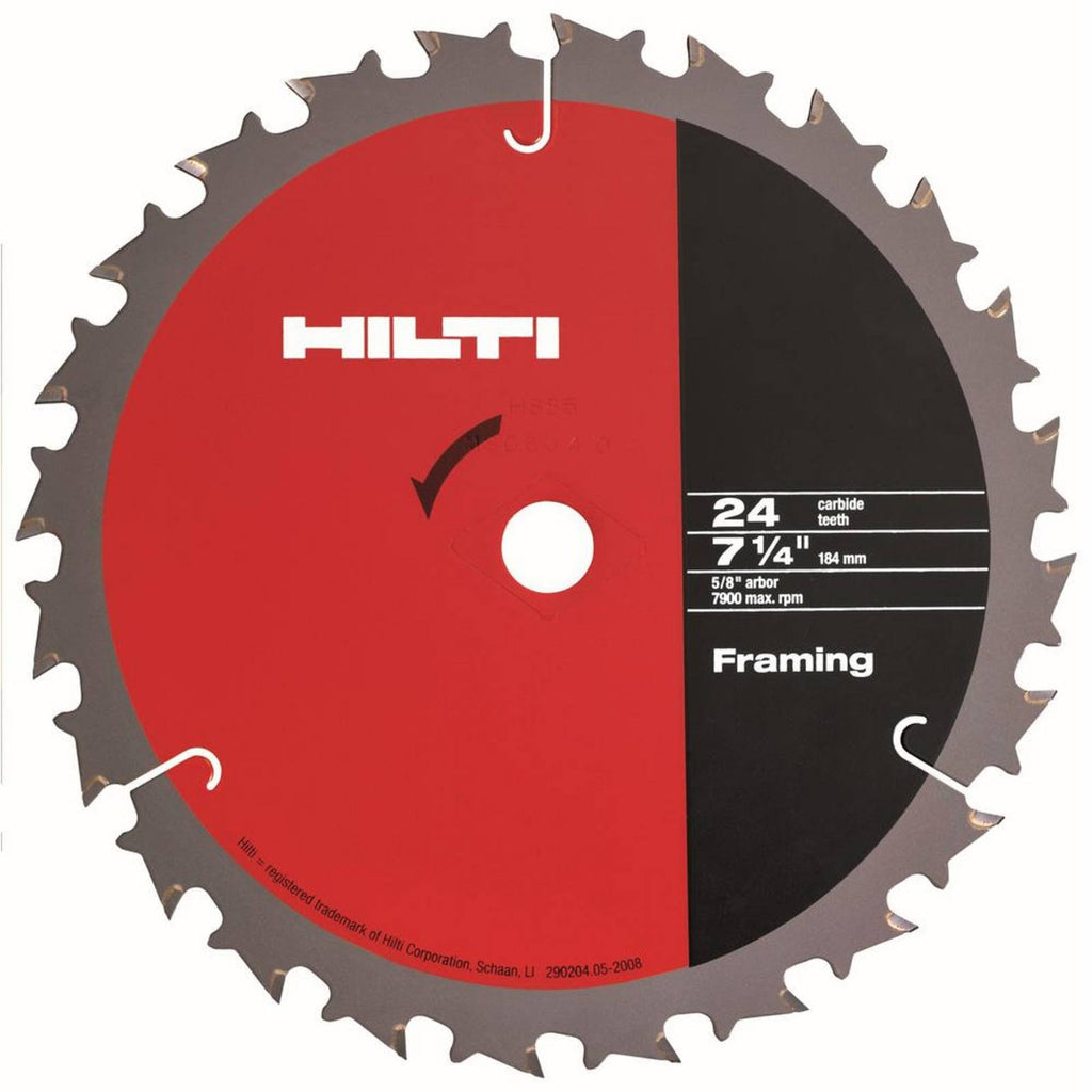 7-1/4 in. 24-Teeth per in. Carbide Tipped Framing Circular Saw Blade (15-Pieces) P8004