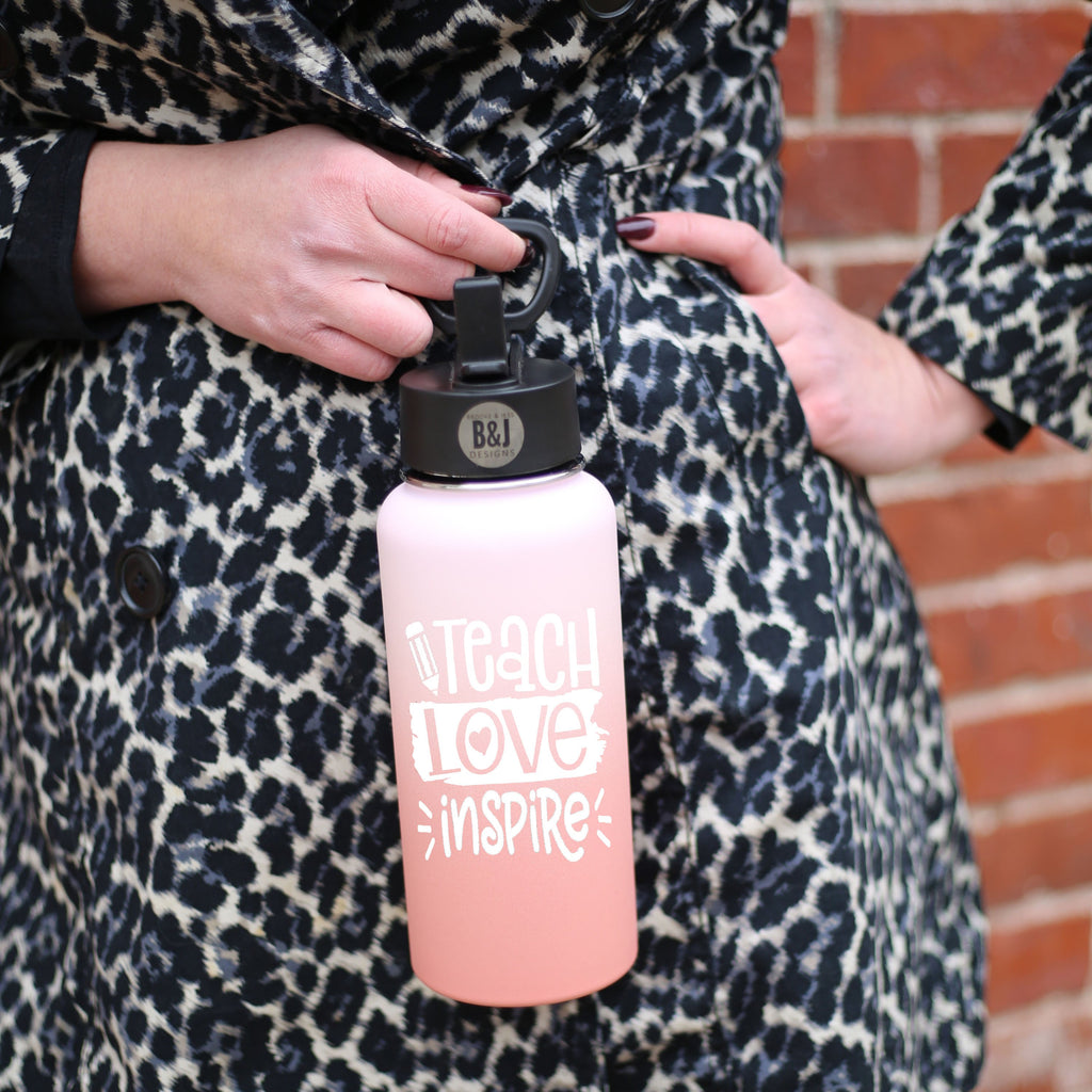 Rose Gold 32 oz Water Bottle N209