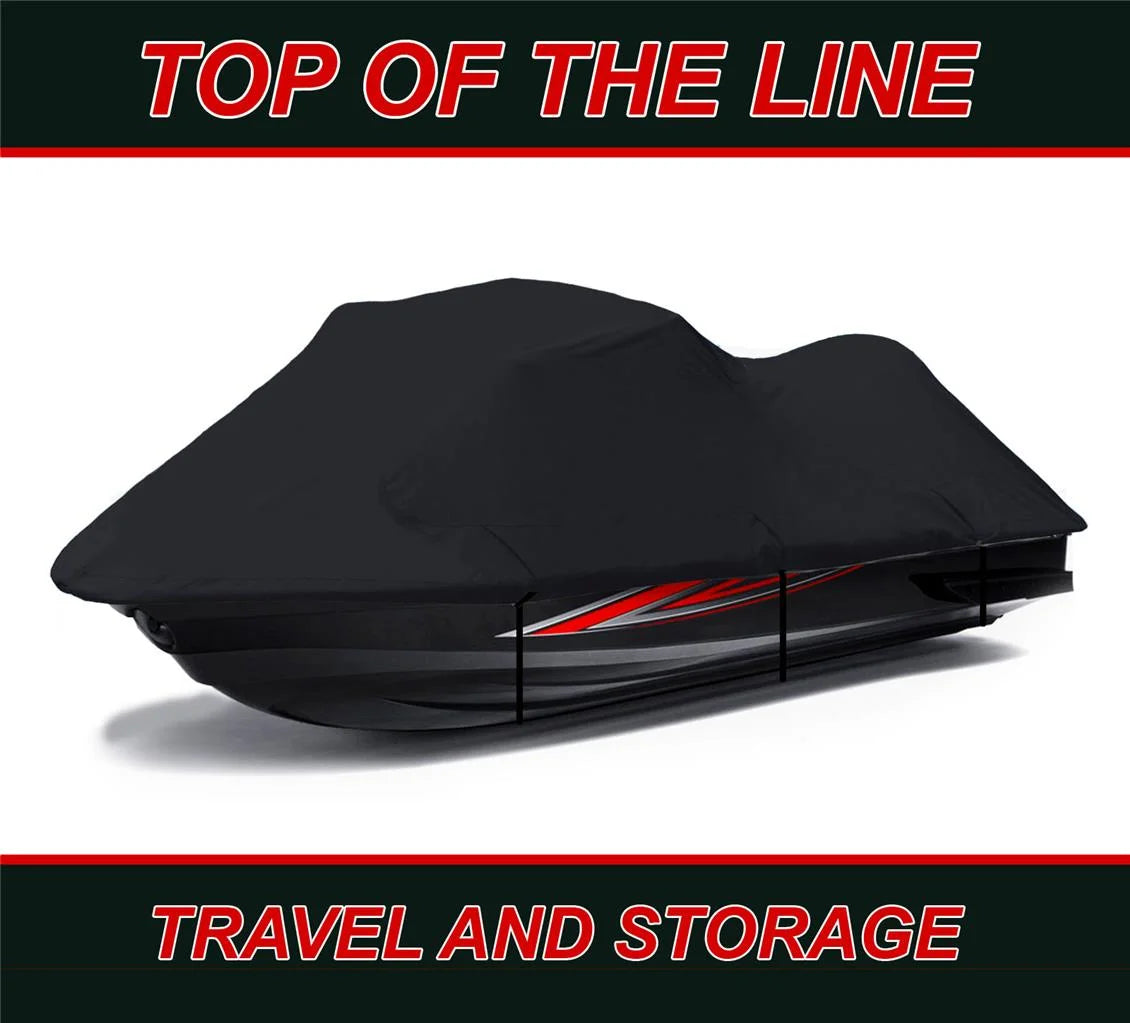 Black 600 Denier Jet Ski Cover 1-2 Seater V365