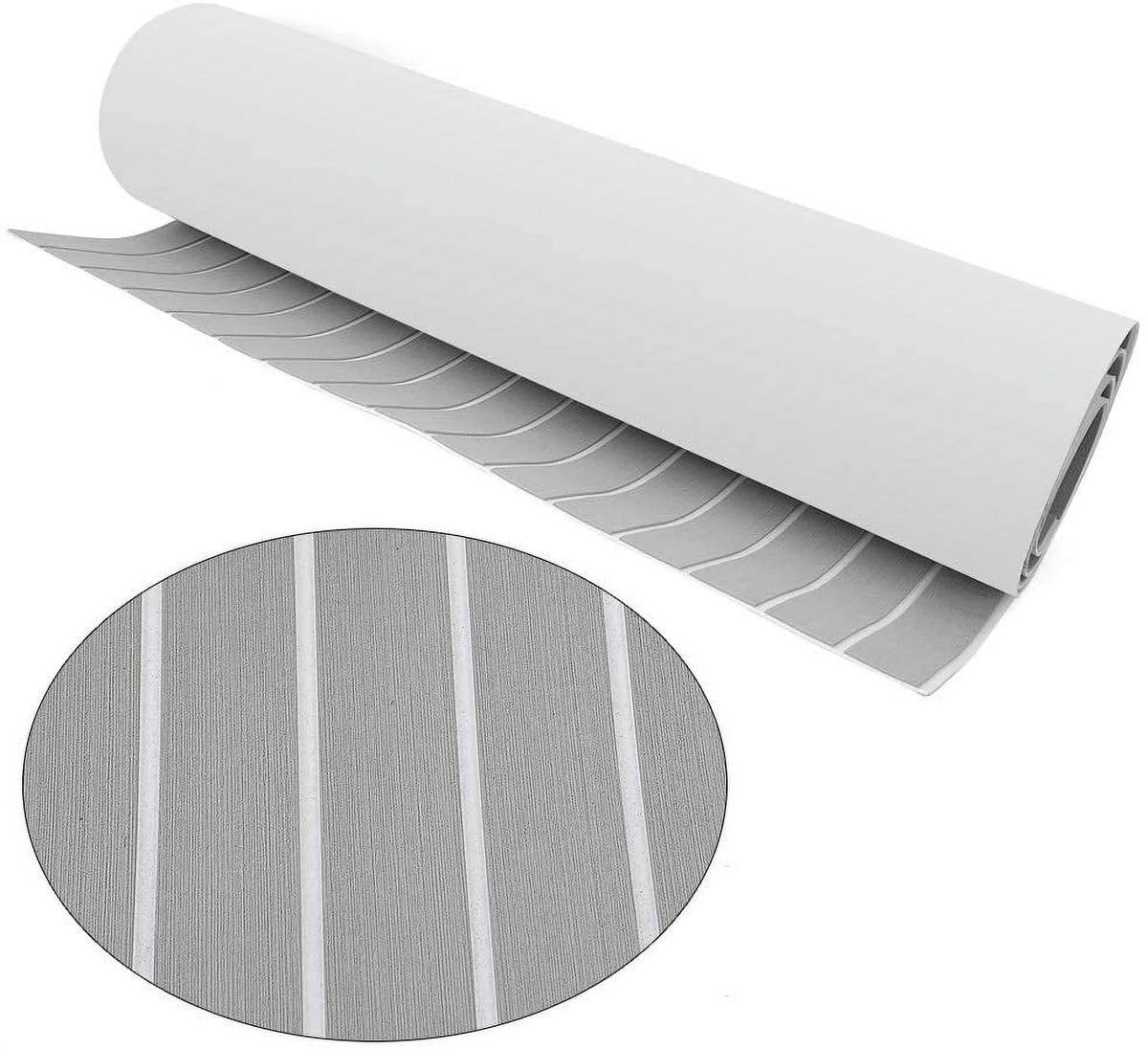 EVA Foam Faux Teak Decking Sheet Boat Flooring Mat 94.5" x 35.4" x 0.24'' Y2749