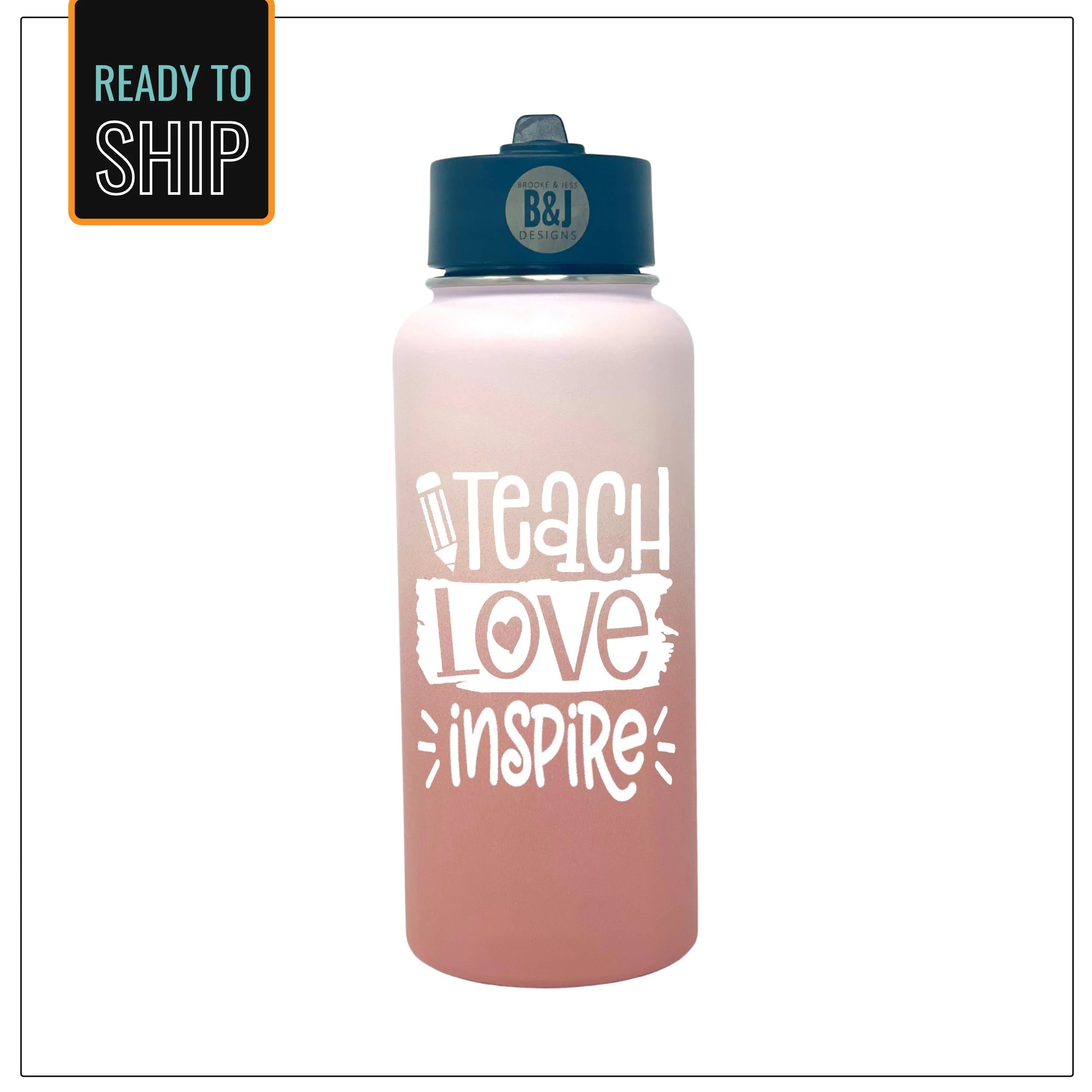 Rose Gold 32 oz Water Bottle N209