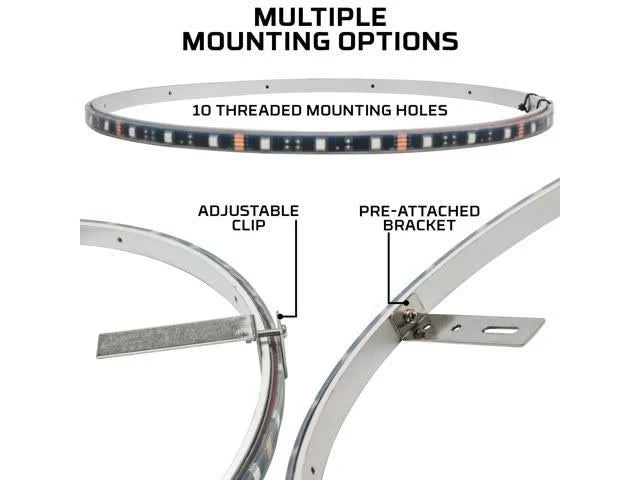 4pc 14x22 LED Wheel Ring Light Kit F6166