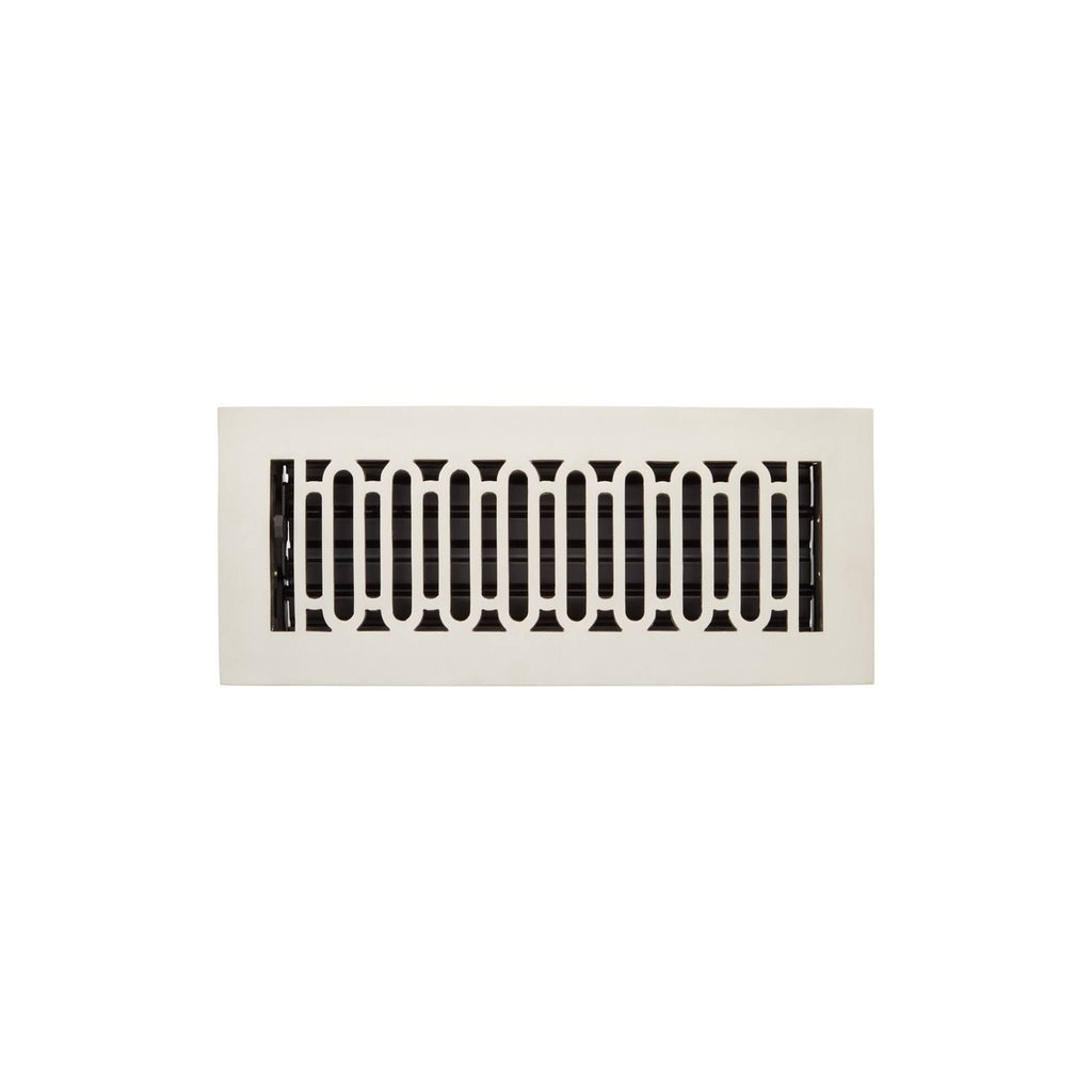 Brushed Nickel Floor Register W1521