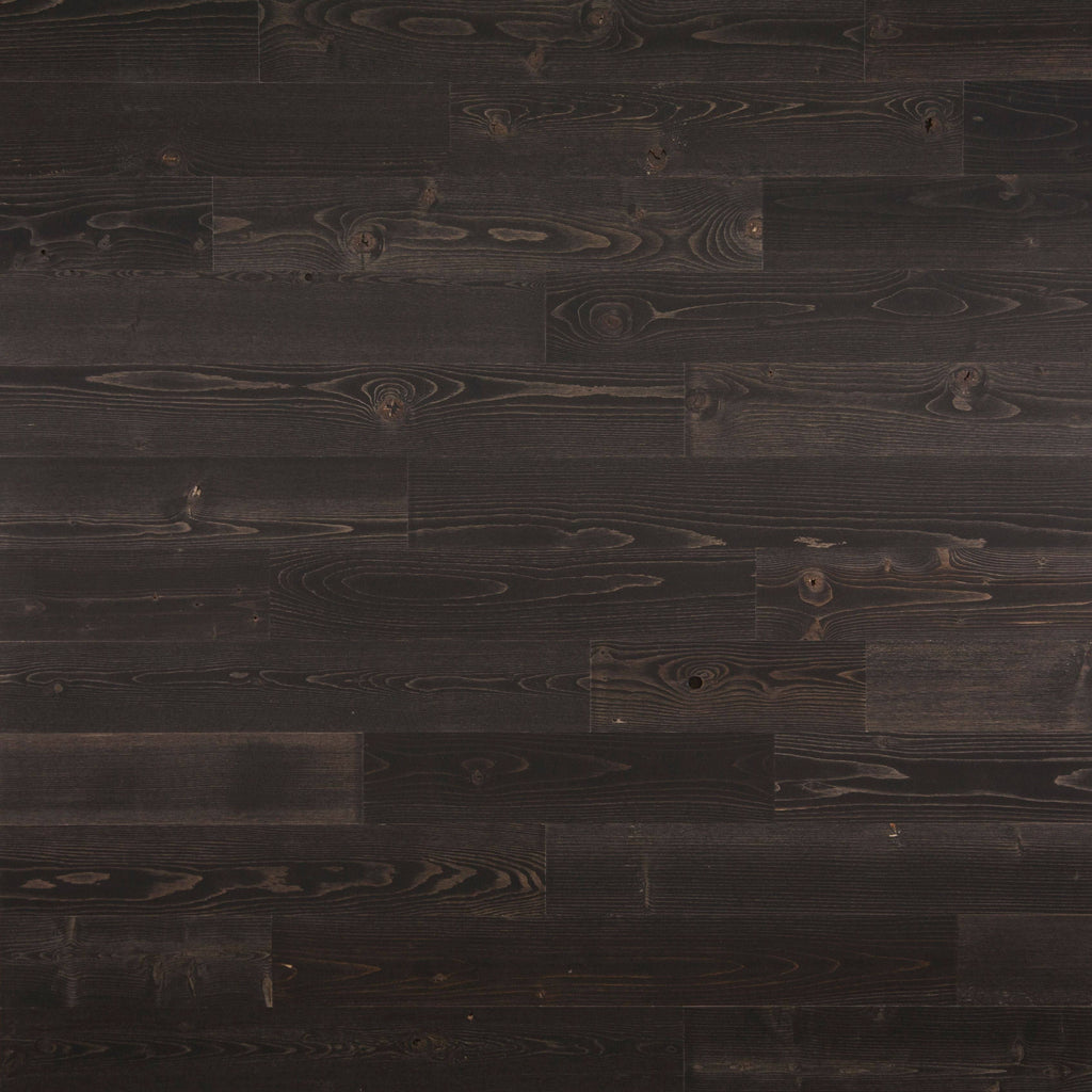 Black Peel and Stick Wooden Wall Paneling T2307