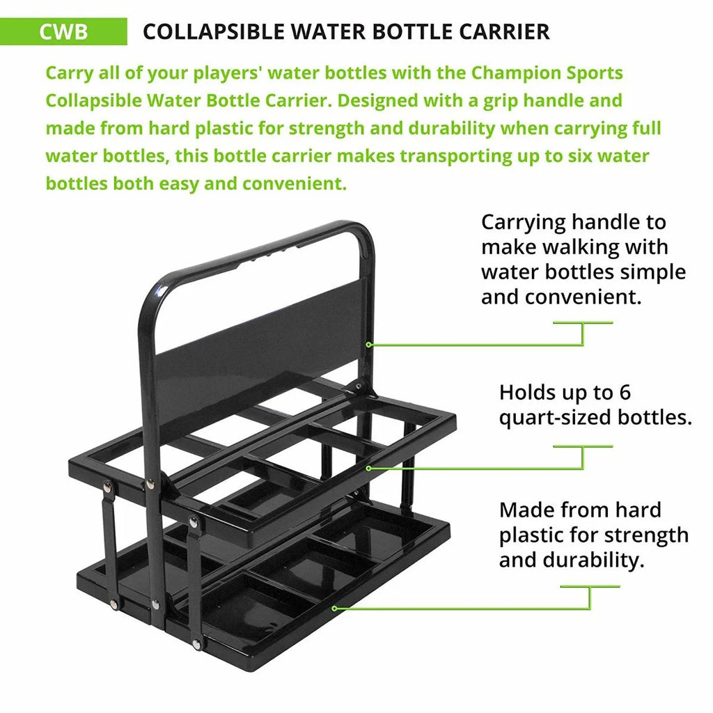 Collapsible Water Bottle Carrier, Blue L5769