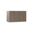 Assembled 30x18x15 in. Deep Wall Bridge Kitchen Cabinet in Driftwood, Brown O683633