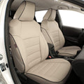Custom Fit Car Seat Covers Leather Black B4012