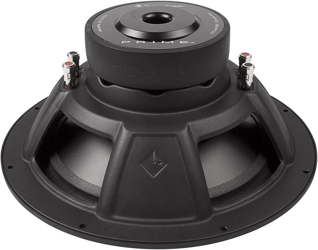 Two R2D4-12 Prime 12" Dual 4-Ohm Subwoofers, 500-Watt Punch Amplifier, Power Interconnect Kit E813836