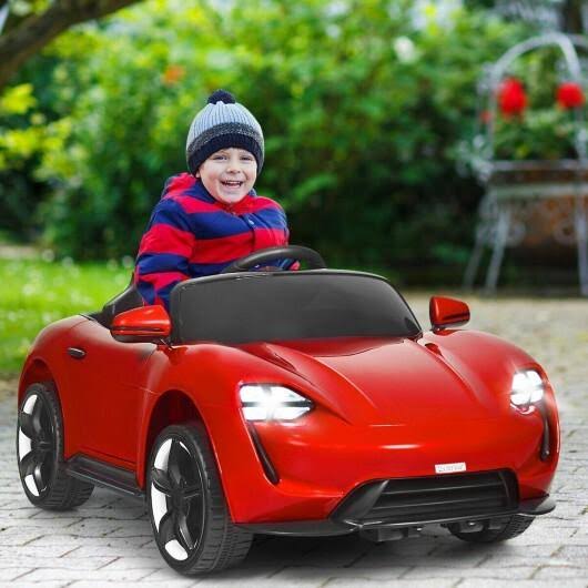 Red 12V Kids Ride on Car with MP3 and LED Light L51388