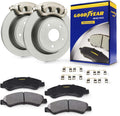 Front Brake Kit Calipers Rotors Ceramic Pads H411726