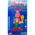 4.5'' Mermaid Doll with Brush, Assorted Colors Case of 96 O108596