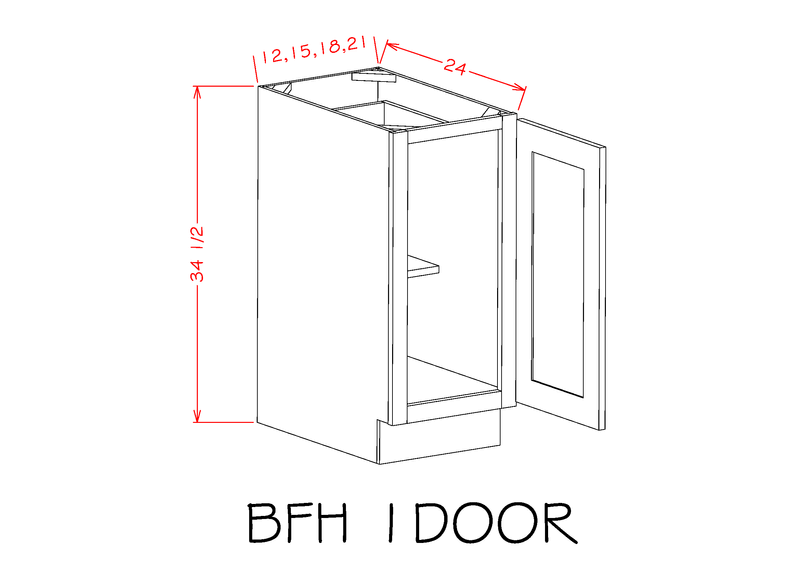 High-Density Fiberboard Base Cabinet C265948