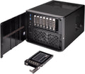 Black Mini-ITX NAS Case with Eight 2.5 Hot-Swappable Bays V980220
