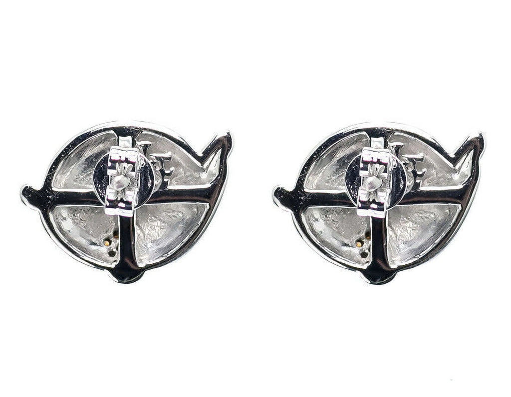 Round Red Diamond Studs Earrings 0.25ct E153101