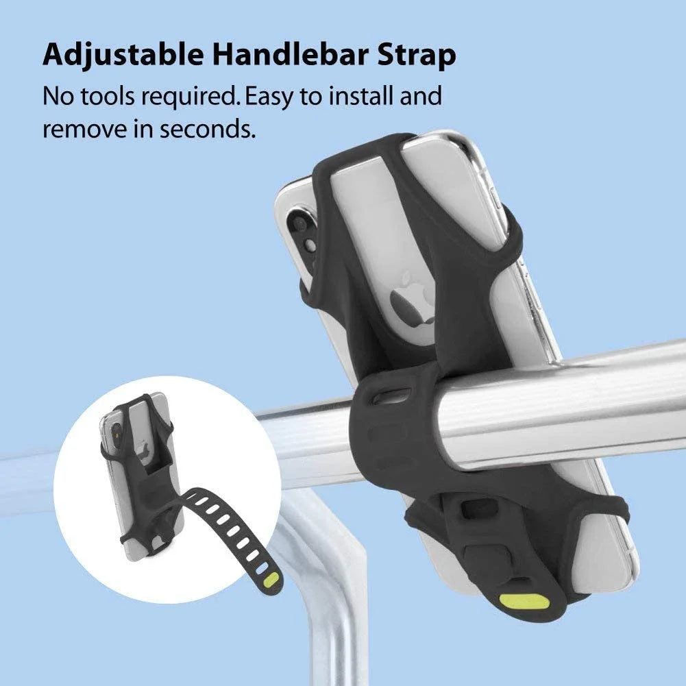 Black Universal Bike Phone Mount for Handlebar U22296