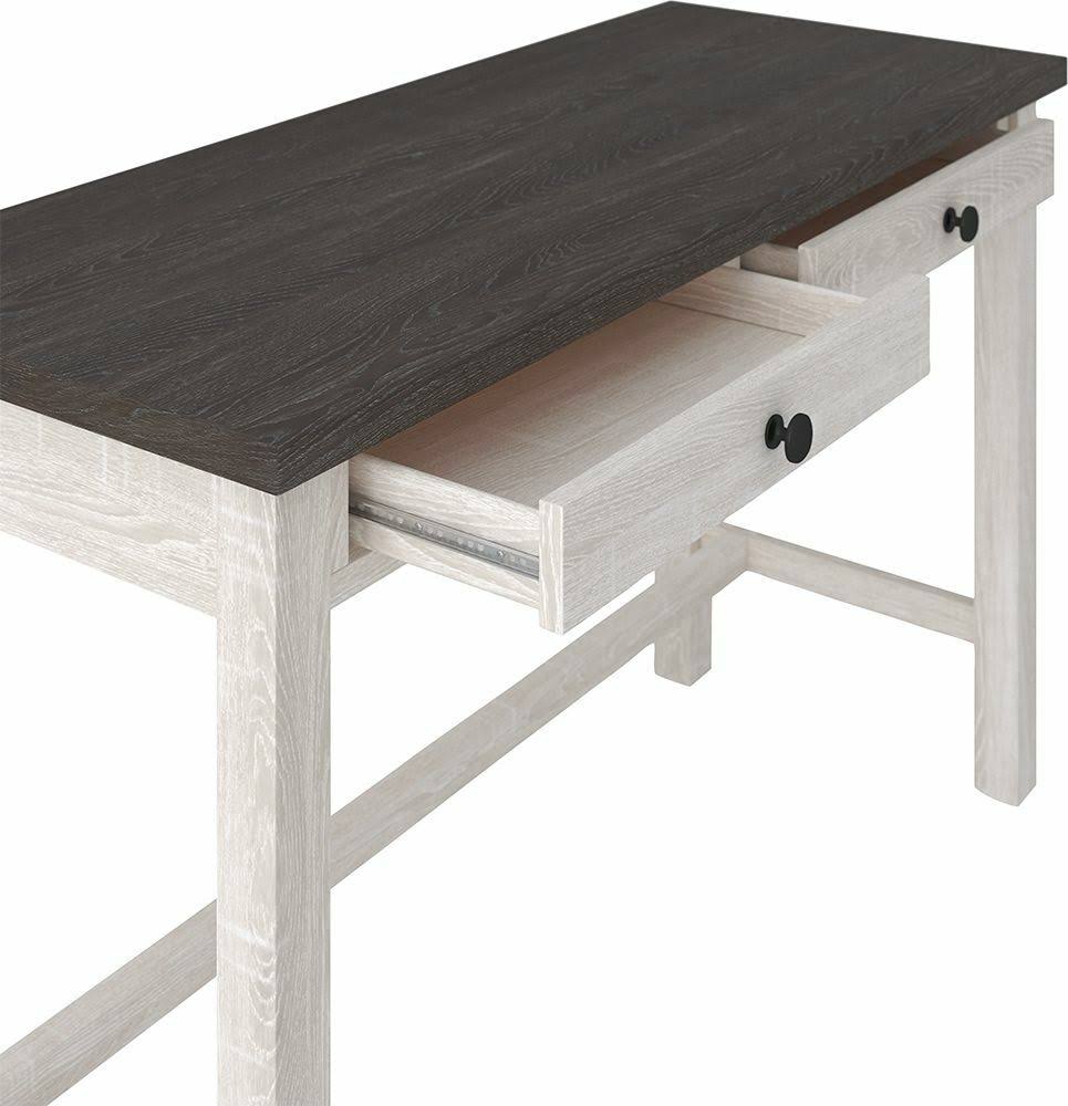 Two-Tone Desk, File Cabinet & Swivel Desk Chair D13744