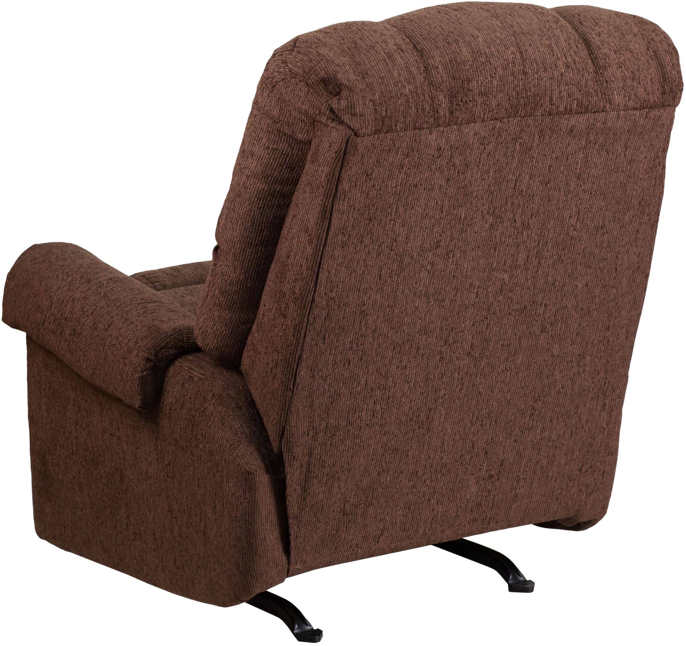 Chocolate Chenille Rocker Recliner E9225