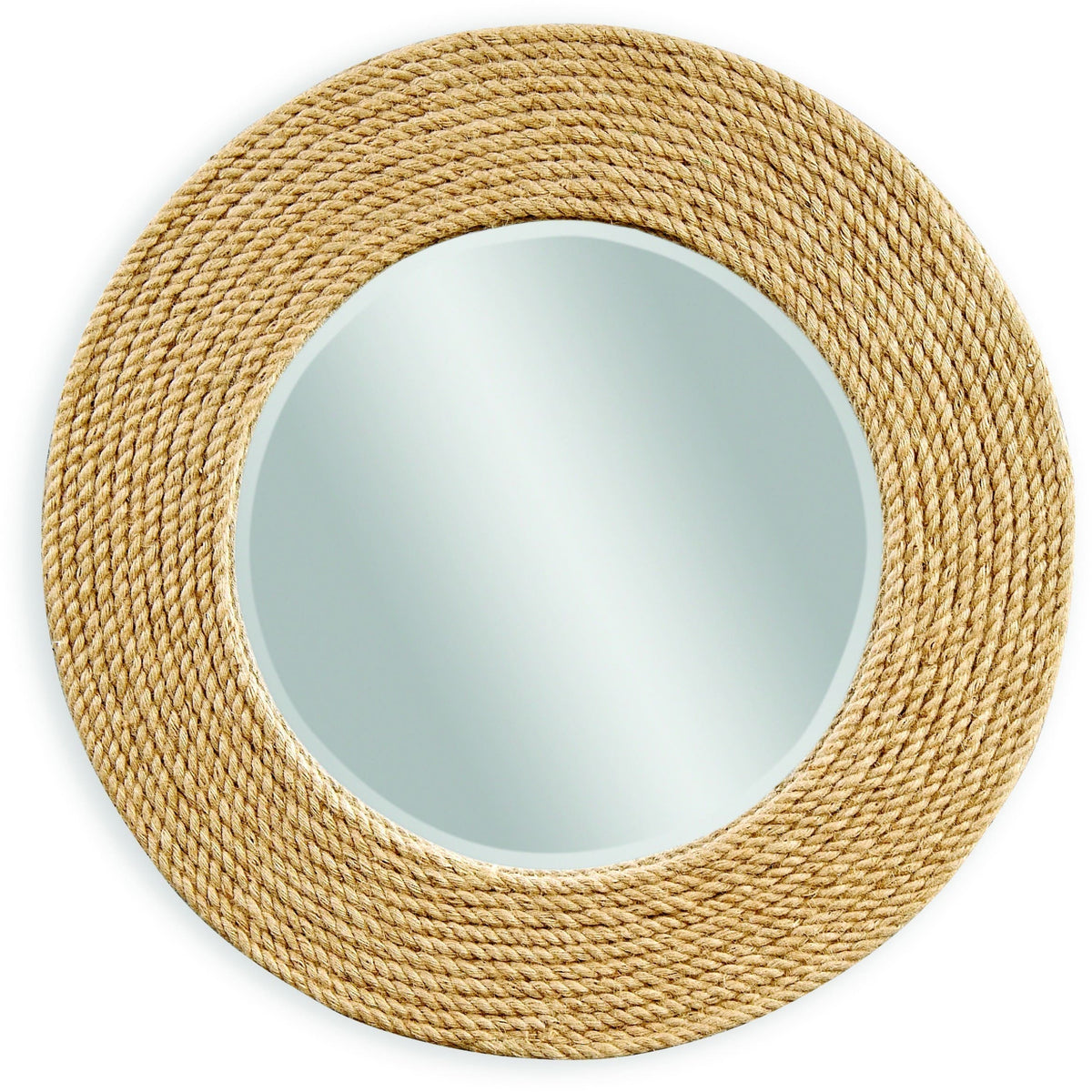 Coastal Wall Mirror With Brown Finish W88872