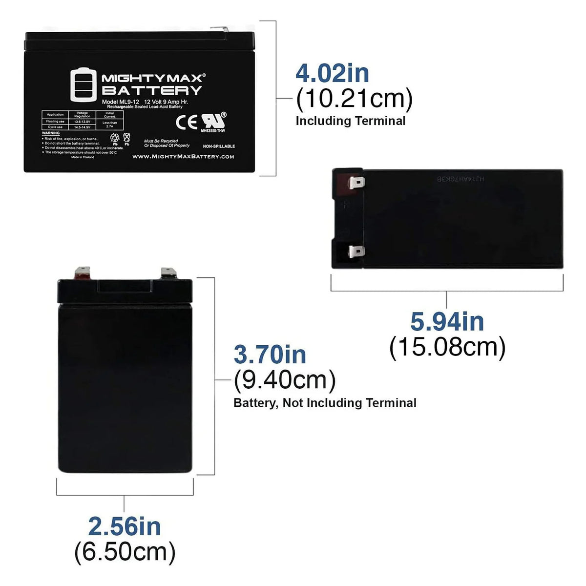 12V 9AH SLA Battery + 12V Charger T55876