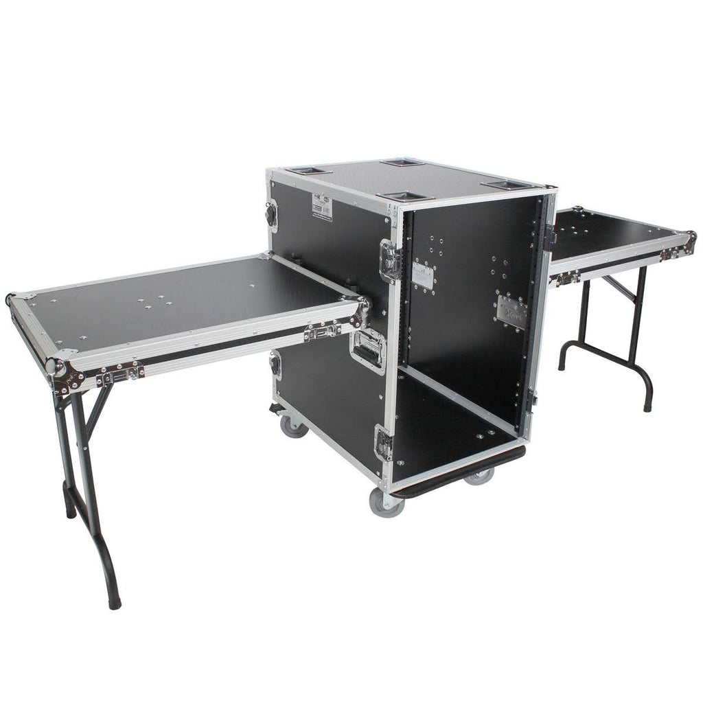 16U Rack Mount ATA Flight Case with Casters N647713