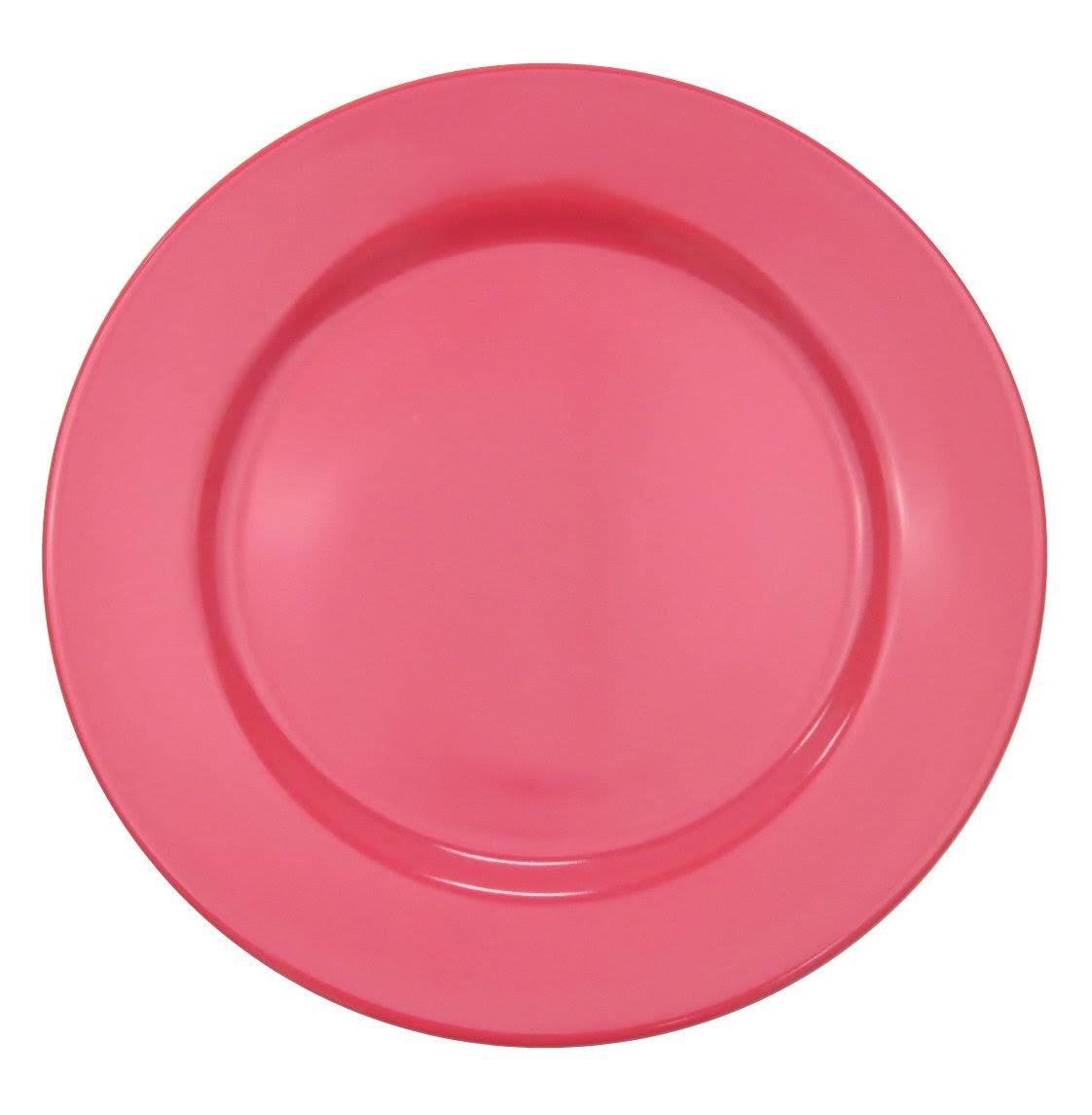 Red 7-1/4-Inch Stoneware Plate G389202