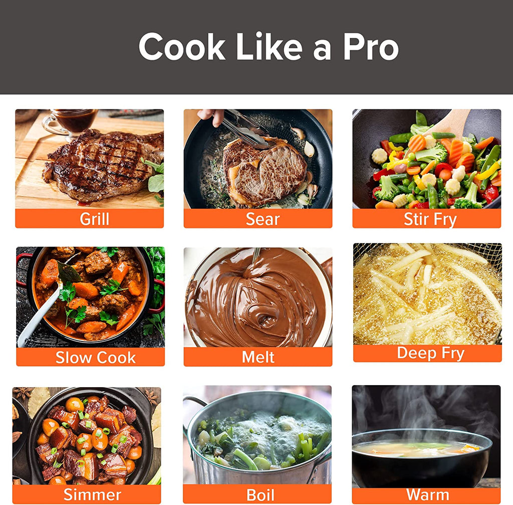 Double Induction Cooktop with 2 Heating Coils F111268
