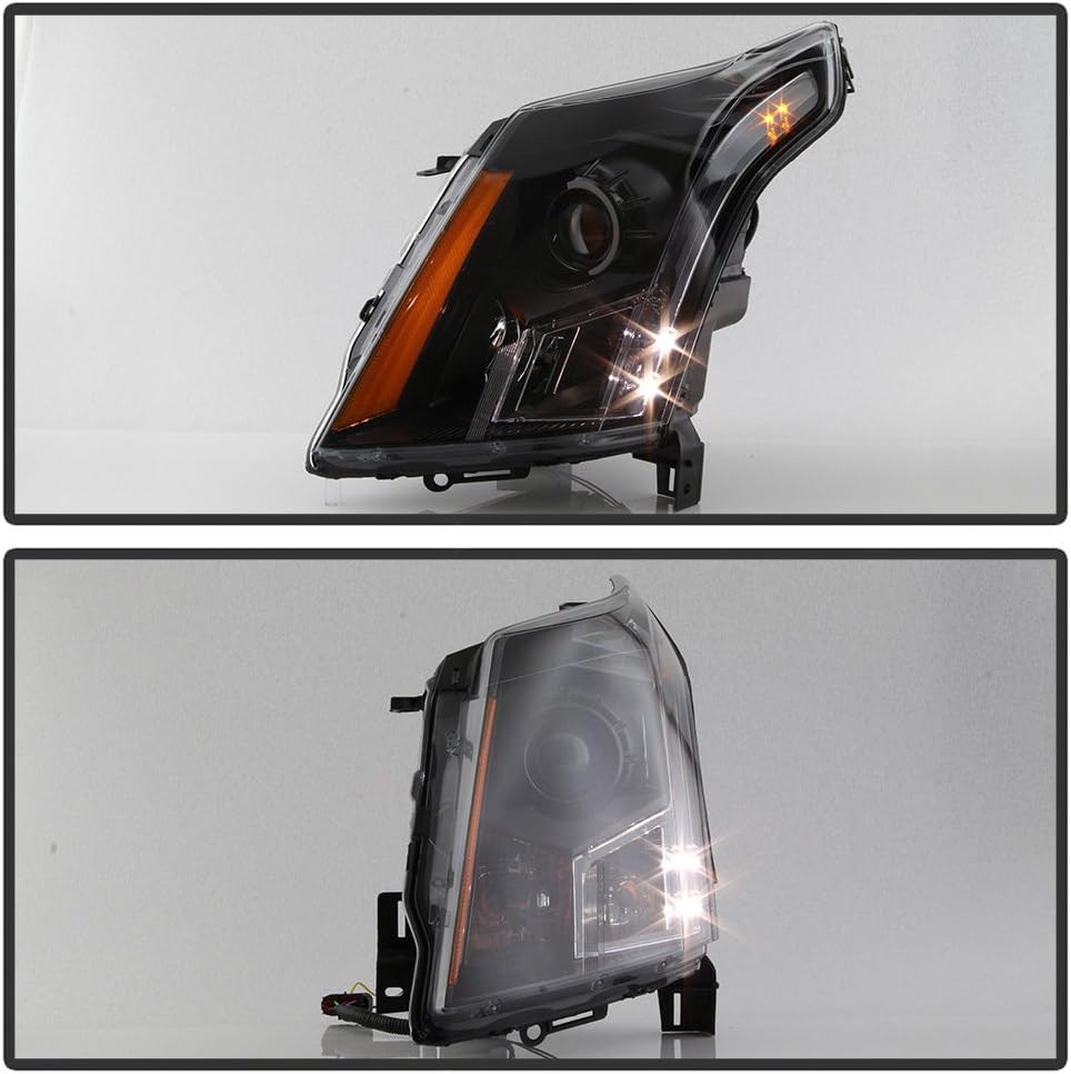 Black Halogen Headlights X7842