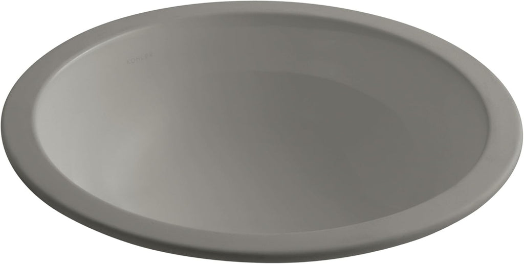 White Undercounter Bathroom Sink Y796