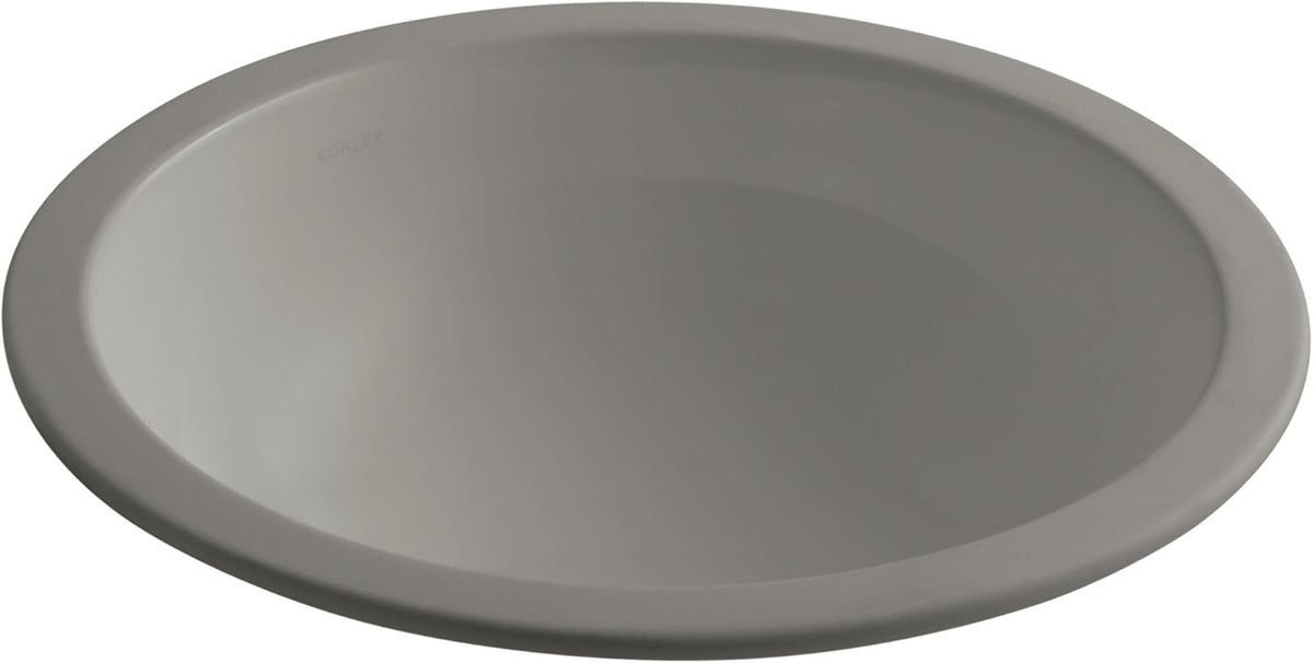White Undercounter Bathroom Sink Y796