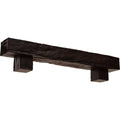 Premium Mahogany Faux Wood Fireplace Mantel Kit with Corbels I635241