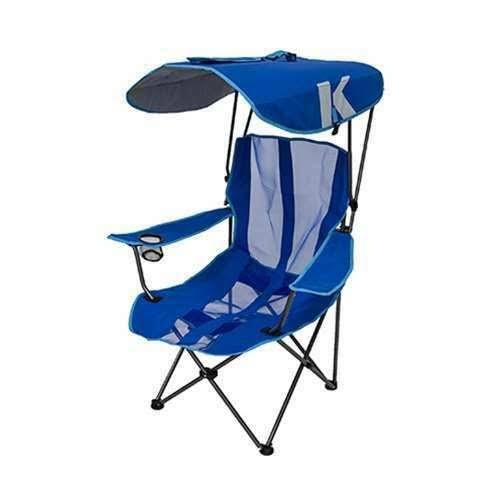 Blue & Black Canopy Camping Chair M1722