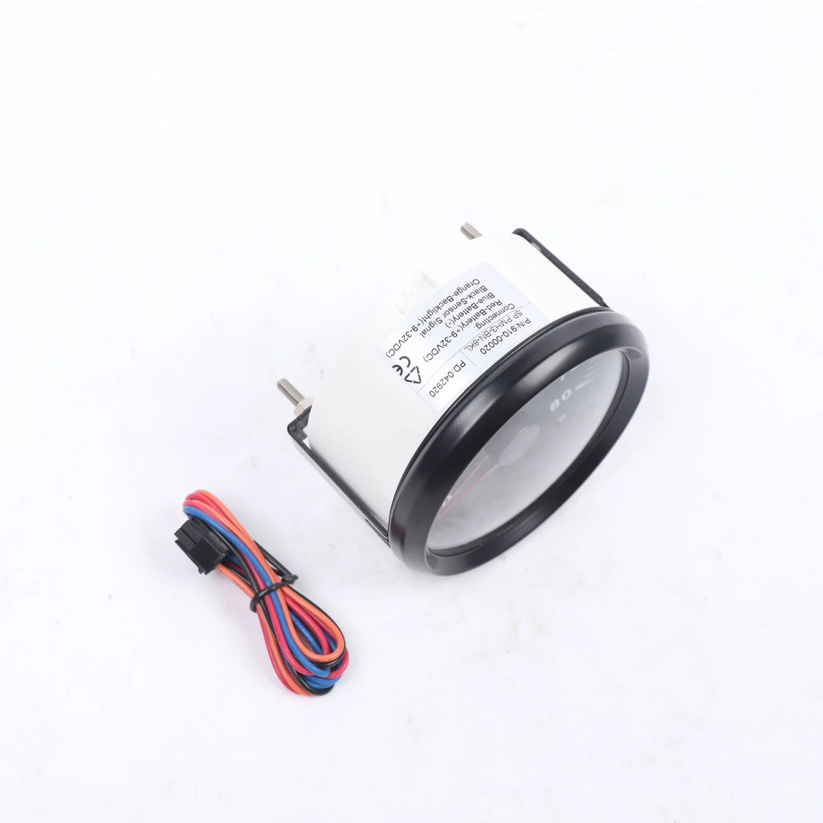 Black 6 Gauge Set Digital Speedometer Tacho Fuel Level Gauge Water Temp Volts Oil Pressure V245545